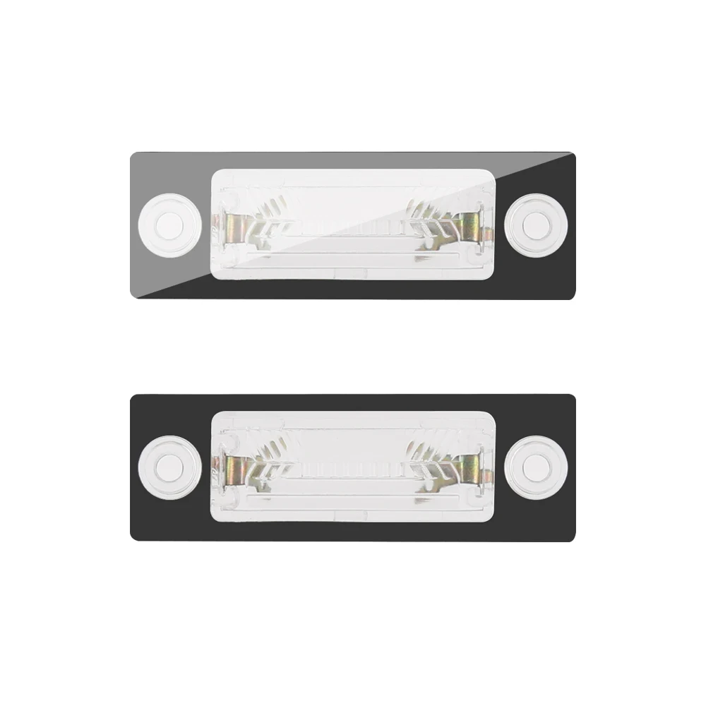 2pcs LED Number License Plate Light Lamp For VW Passat B5 B6 Caddy Touran Golf Transporter T5 T6 Jetta Skoda Superb | Автомобили и