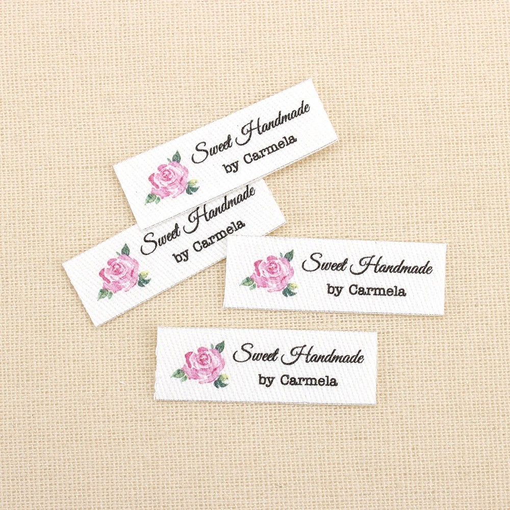 

Этикетки для одежды, с логотипом или текстом, 128 шт.