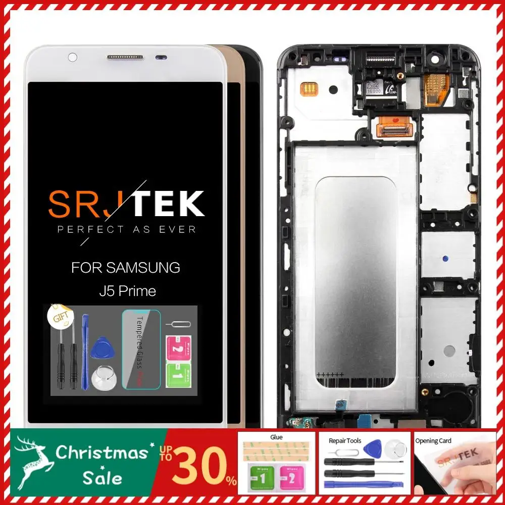 2GB ram 5,0 '' дисплей для SAMSUNG J5 Prime, сенсорный ЖК-экран с F ram e для SAMSUNG Galaxy J5 Prime G570F G570 SM-G570F