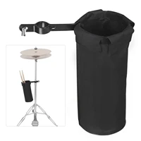 cylindrical drum stick holder 600d fabric clamp on for drum set with clamp mount percussion accessaries