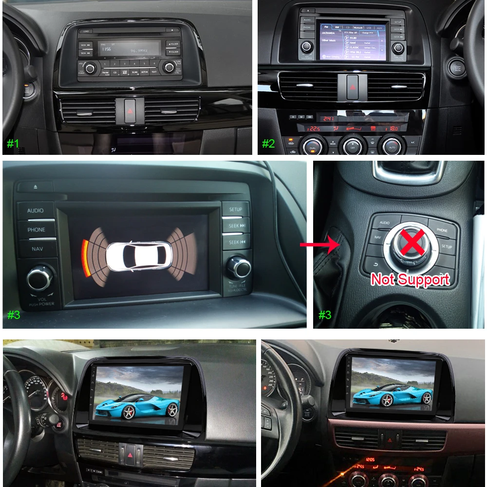 Sinosmart Android 8,1 автомобильный радиоприемник с навигацией GPS для Mazda CX-5 2013- 2din 2.5D ips/QLE экран поддержка системы BOSE 4G LTE 32EQ
