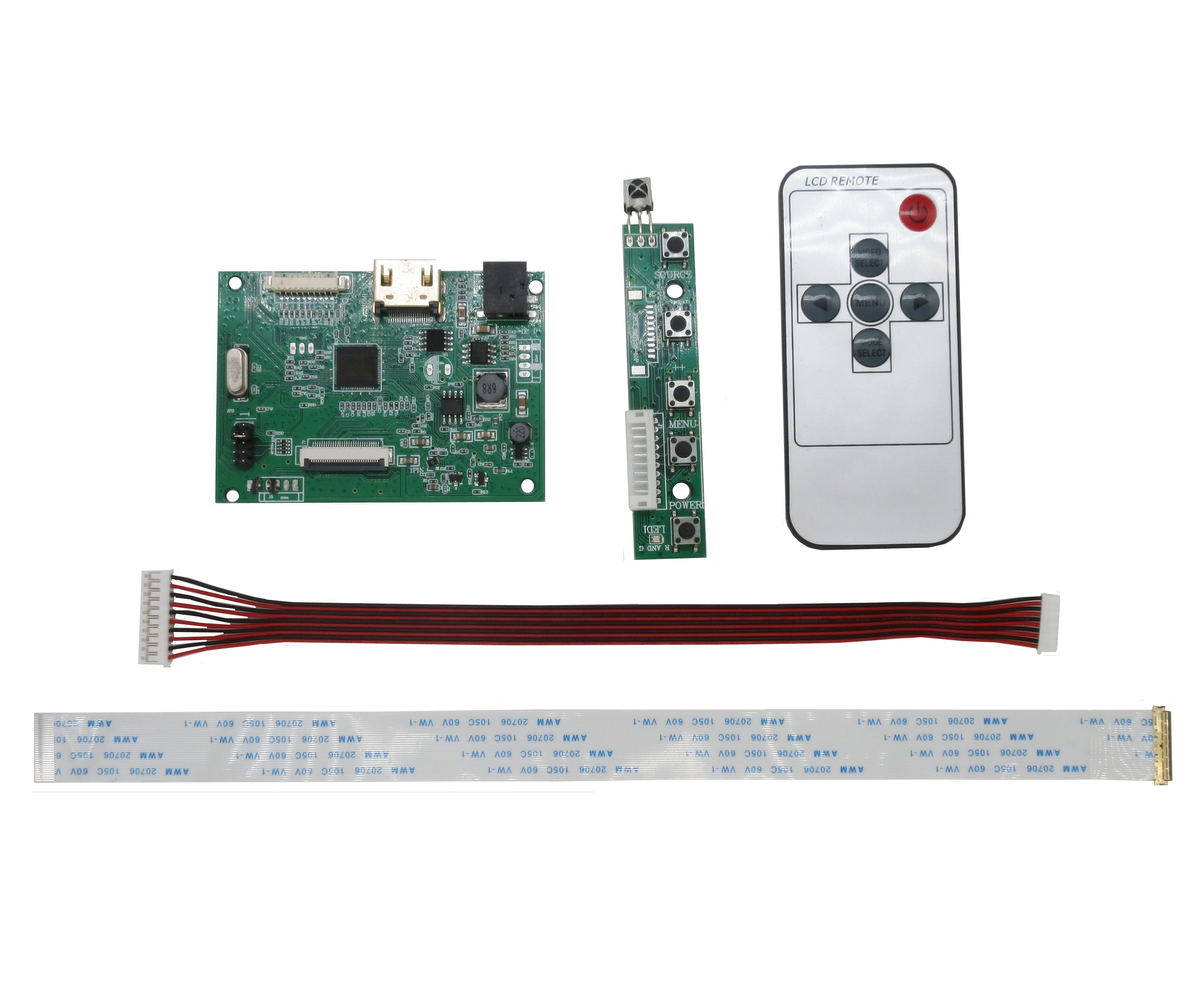 Контроллер ЖК экрана ler HDMI совместимый VGA Audio 30PIN плата управления драйвером для