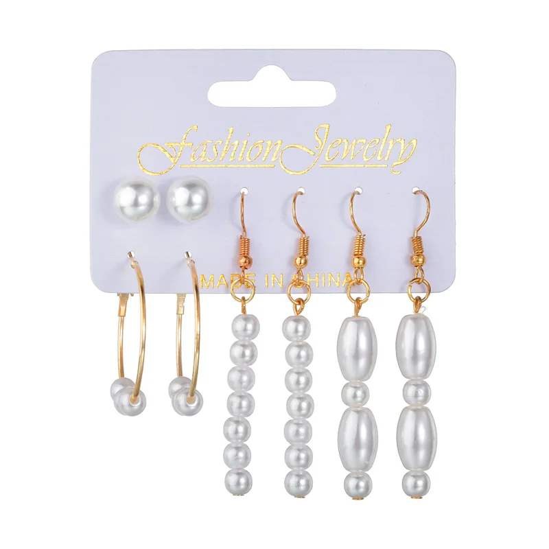 Модный символ бесконечности серьги-капли Набор Новый природа горный хрусталь