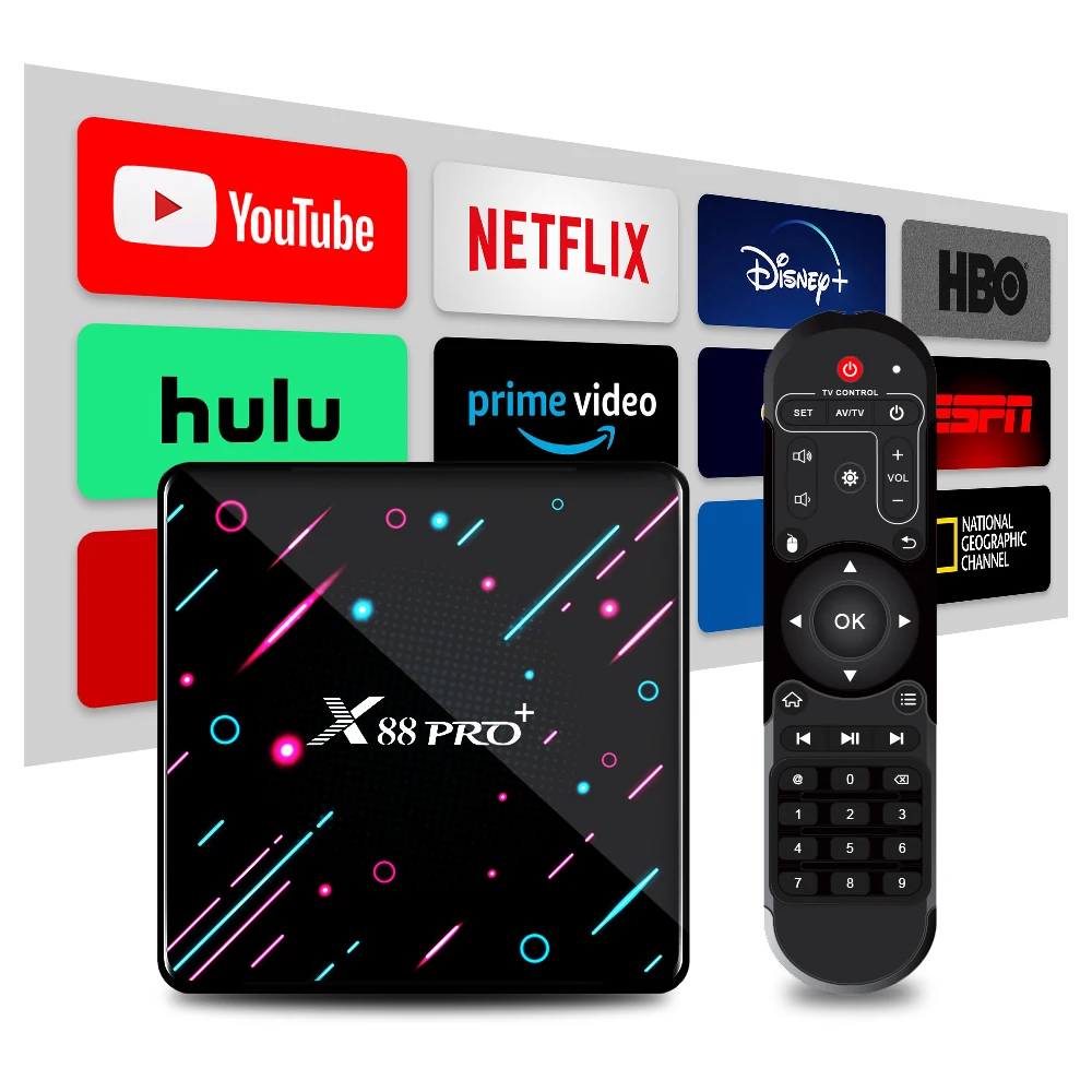 Android 9 0 Smart tv Box RK3368 Восьмиядерный процессор PowerVR G6110 GPU 4 Гб 4K Bluetooth