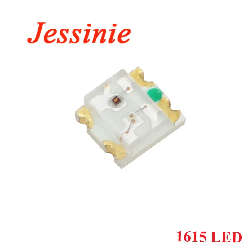 20 шт 1615 SMD светодиодный красный зеленый двойной Цвет 2 RGB высокой светильник на