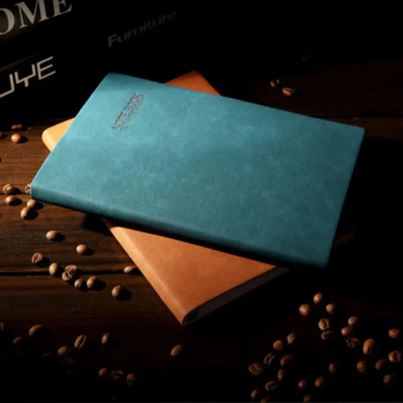 Офисный блокнот в деловом стиле A5 220 страниц формат линий плотный мягкий чехол