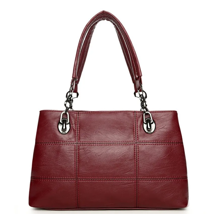 

2021 New Large Bag Women's Bags PU Leather Women's Fashion Solid Color Women's Bags Women's Handbags Shoulder Diagonal Crossbody