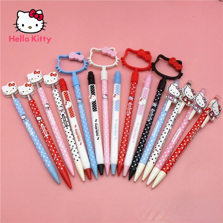 

Hello Kitty Stationery Cute Mechanical Pencil Student Hello Kitty 0.7 Automatic Pen