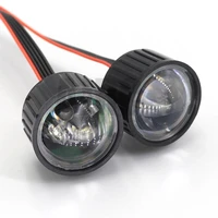 djrc 22mm multifunction rc car headlight led lights with ch3 controller board for 110 axial scx10 90046 jkmax rc rock crawler