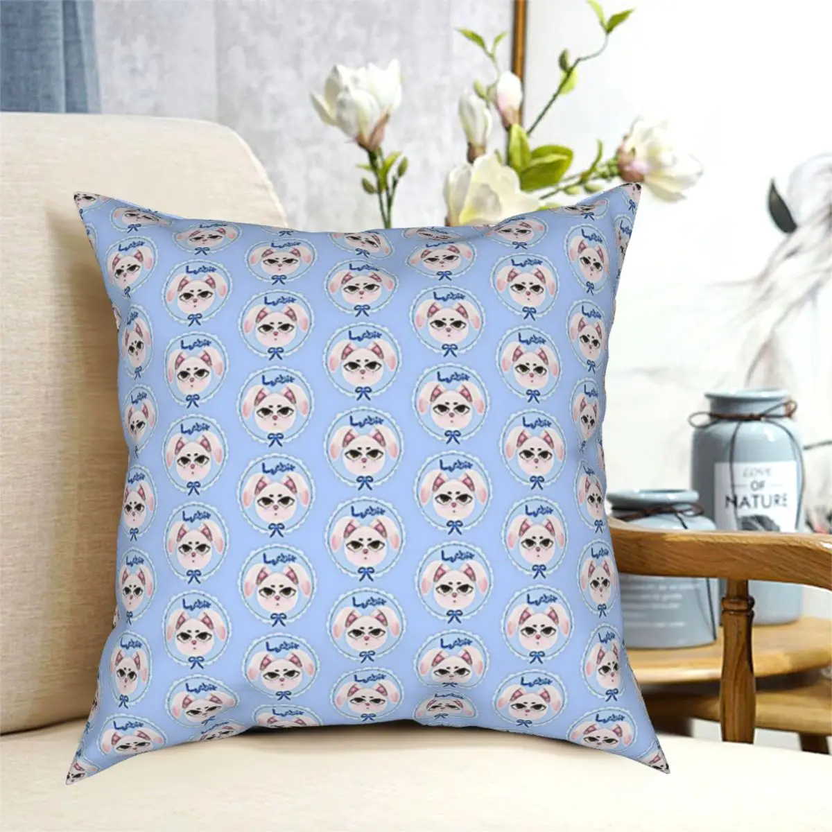 

SKZOO Leebit Floor Pillow Cushion Cover Decorative Pillowcases Case Home Sofa Cushions 40x40,45x45cm(Double Sides)