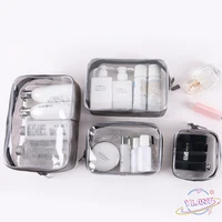 swt travel organizer clear makeup bag beautician cosmetic bag beauty case toiletry bag wash bags transparent pvc storage bags