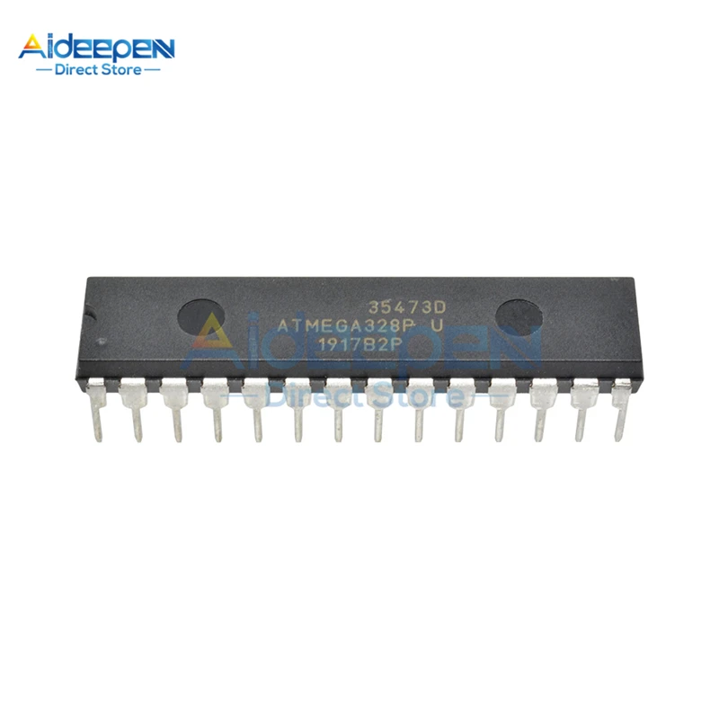 Оригинальный микроконтроллер ATMEGA328 ATMEGA328p MEGA328 MEGA328p 328P ATMEGA328P-PU DIP-28 IC-чип для ARDUINO R3 1