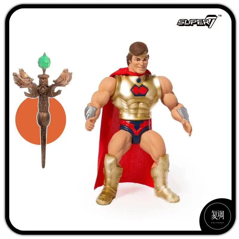 

Super7 He-Man and The Masters of The Universe Eldor He-Ro Anime Action Figur Toy for Child Halloween Gift