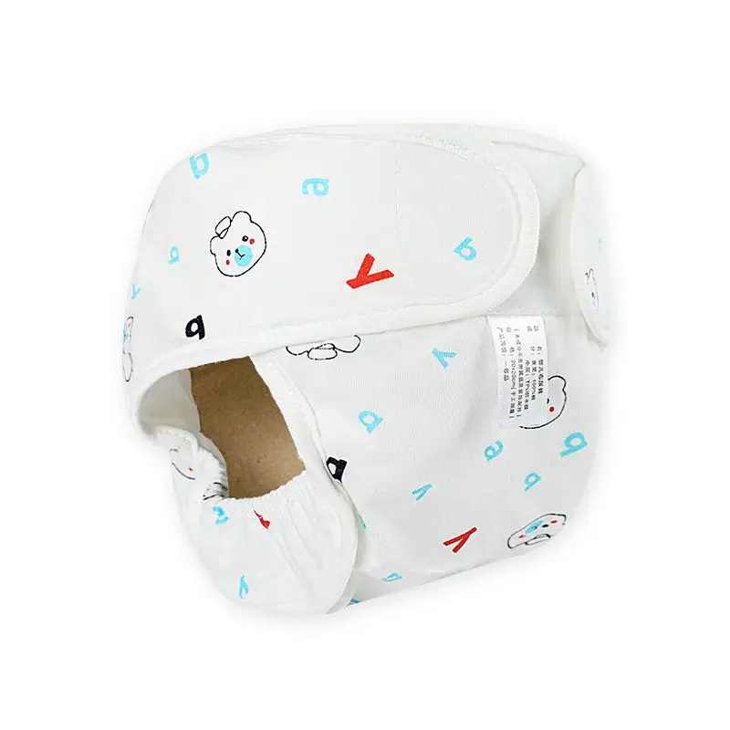 

Cotton Baby Nappies Diaper Washable Reusable Cloth Diapers Nappy Infant Training Pants Adjustable Baby Pocket Diaper