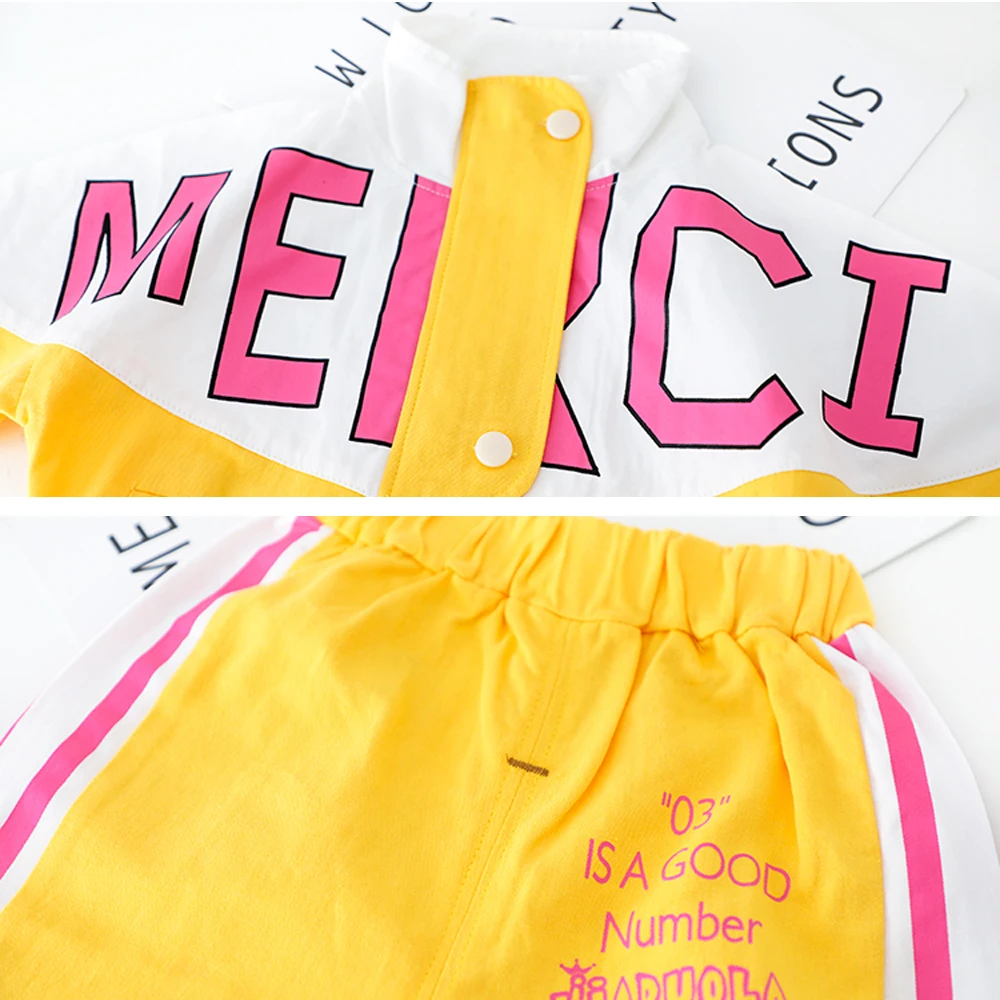 2022 Hot Kid Tracksuit Boy Girl Clothing Set New Casual Long Sleeve Letter Zipper Oufit Infant Clothes Baby Pants 1 2 3 4 Years