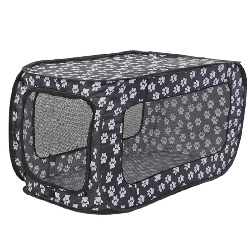 

Portable Dog Bed 34in Pop-Up Pet Kennel Indoor Outdoor Crate for Small Pets