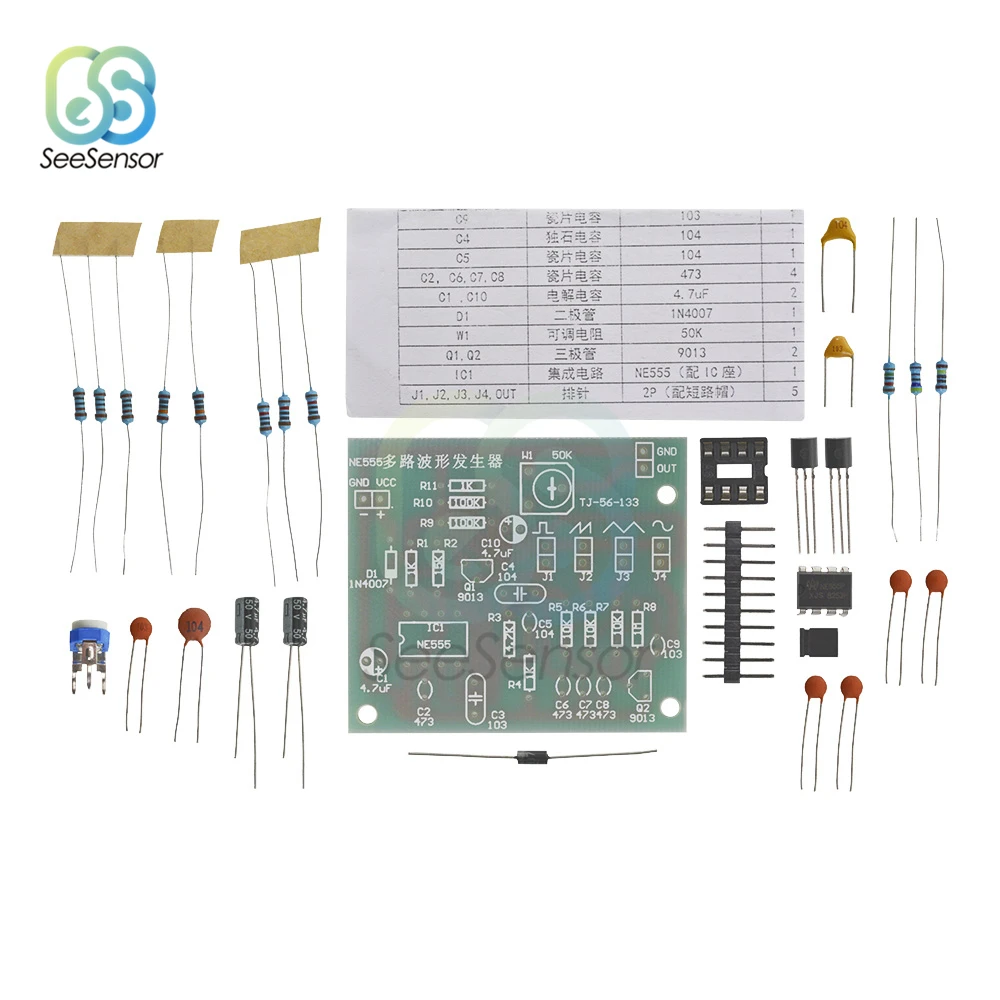 С источником питания от постоянного тока 6 12V NE555 импульсный генератор модуль