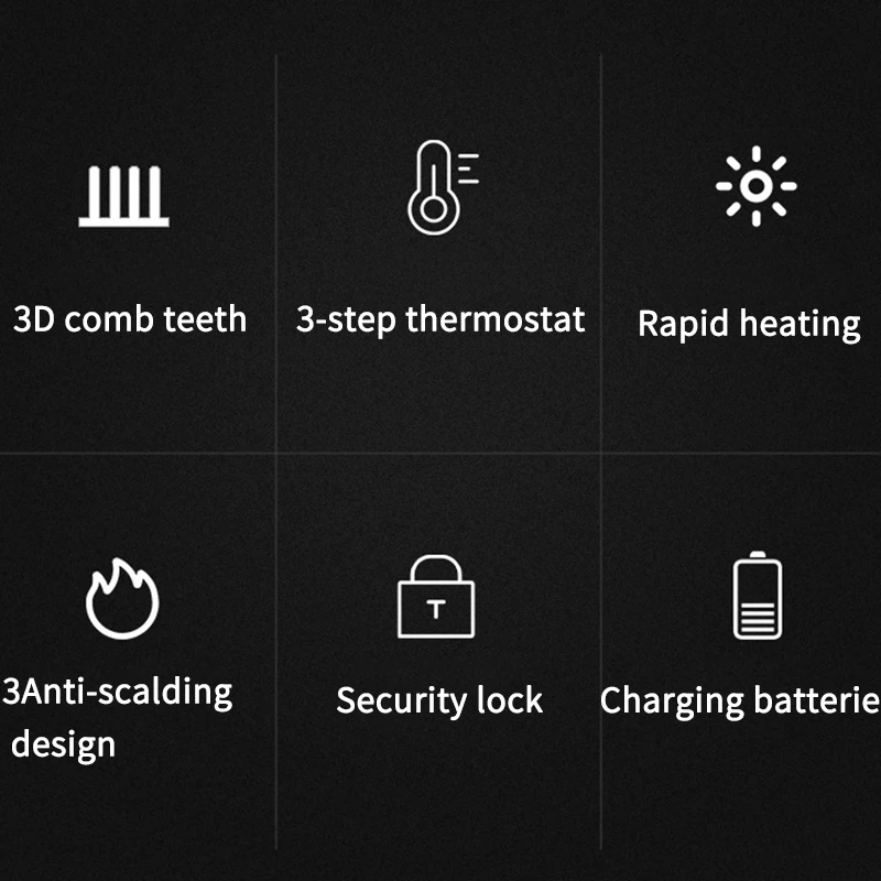 Щетка для выпрямления волос с двойными отрицательными ионами обеспечивает