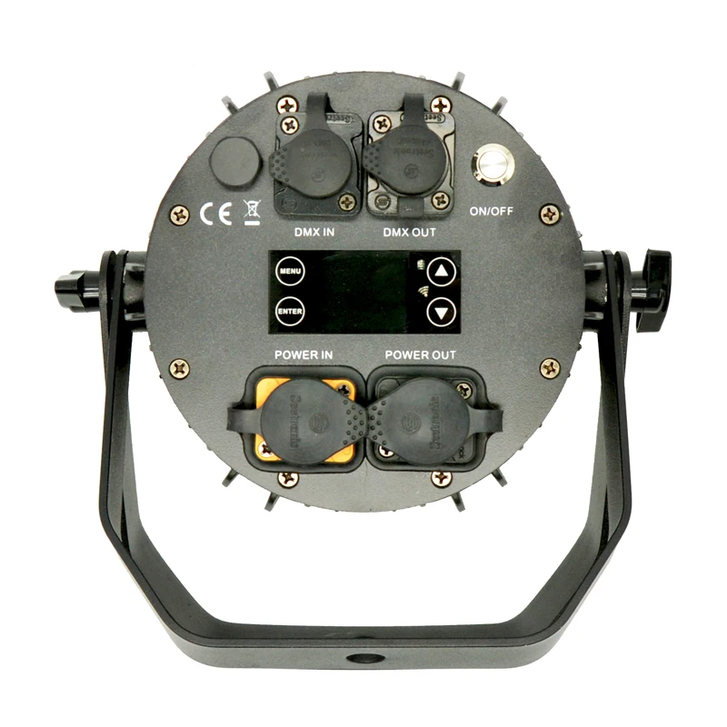 2 шт./лот 4x18 Вт Водопроницаемый с высокой яркостью battery светодиодный 6в1 Par свет