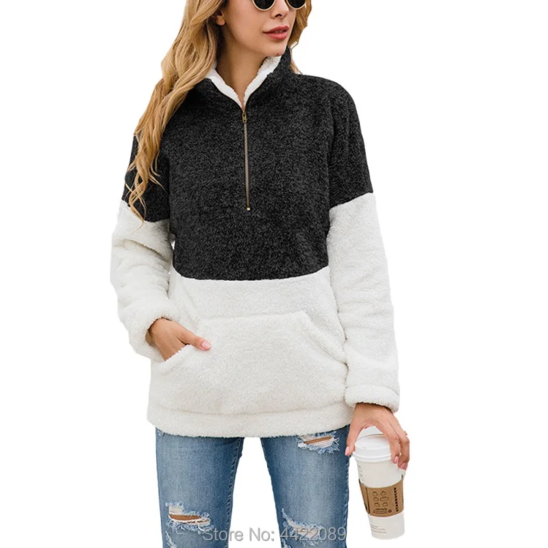 Sexy Autumn Winter Women Hoodies Sweatshirts Turtleneck Pullover Long Sleeve Sweatshirt | Женская одежда