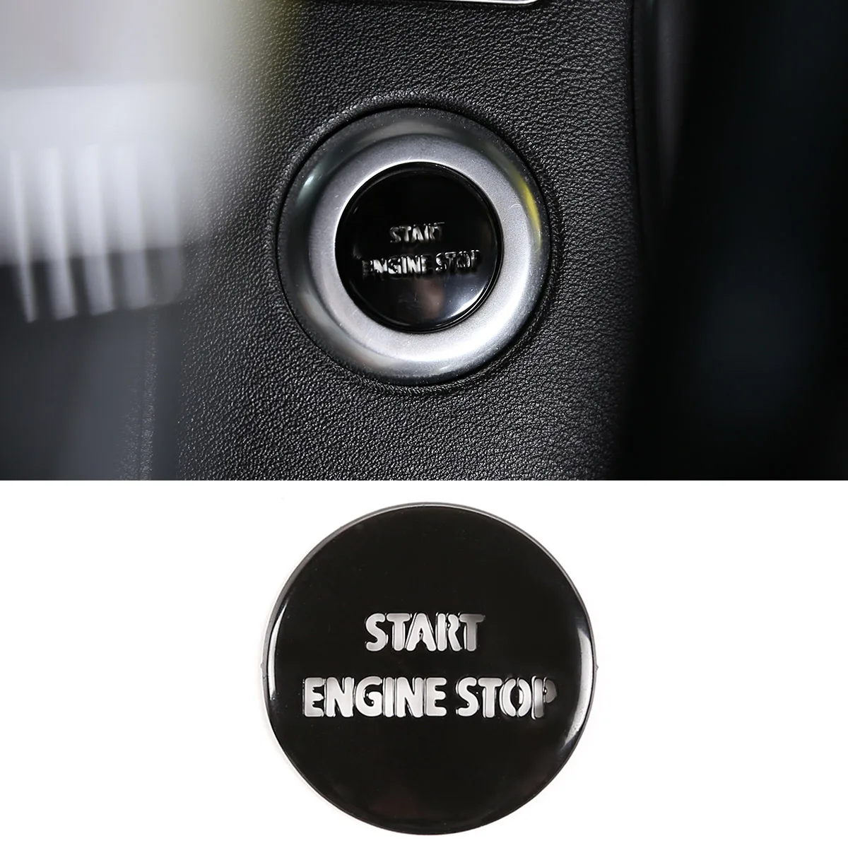 

For 2010-2016 Land Rover Discovery 4LR4 Range Rover Sport RRS stainless steel start button decorative stickers interior parts