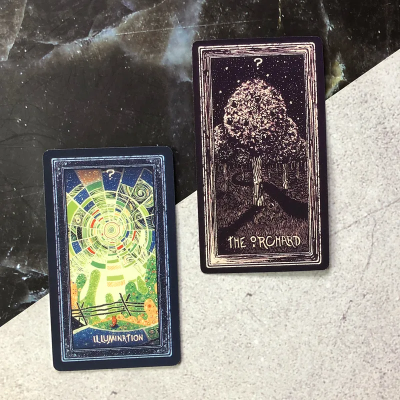 Карточный стол Prisma Vision Tarot 78 шт. настольные игры с карточками принтом Оракул для