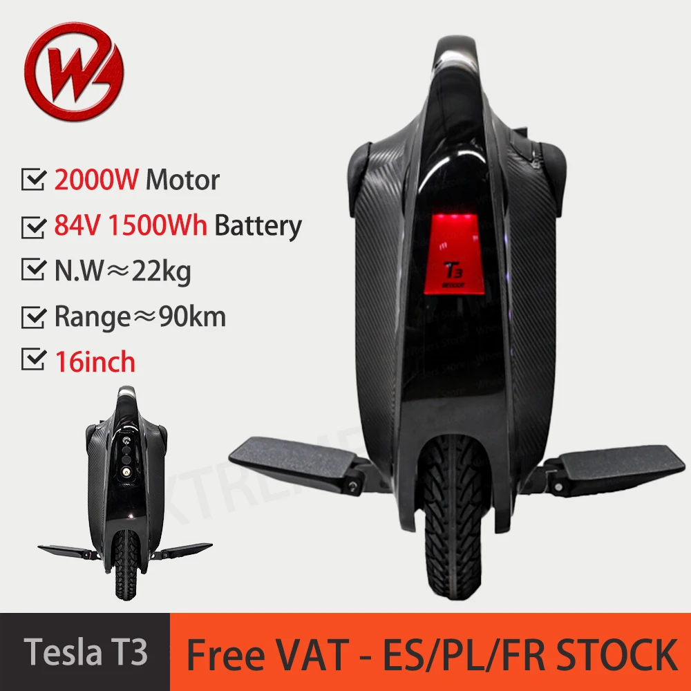 Begode Tesla T3 Электрический Моноцикл Gotway EUC GW TeslaT3 умное колесо