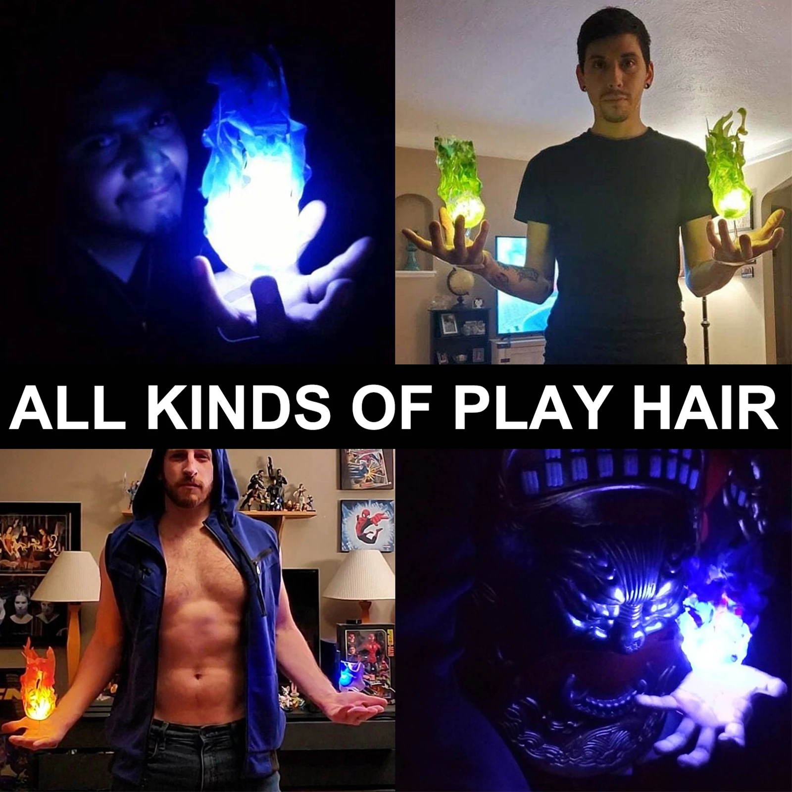 Halloween Floating Fireball Prop Fun Role Playing Hands Cosplay Tricky Party Gimmick Levitate Stage Street Illusions Props | Дом и сад