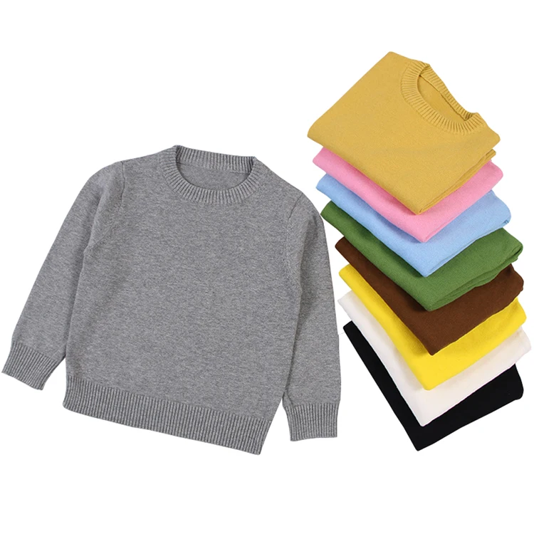 Осень 2020 пуловер для маленьких мальчиков и девочек свитеры детские на весну
