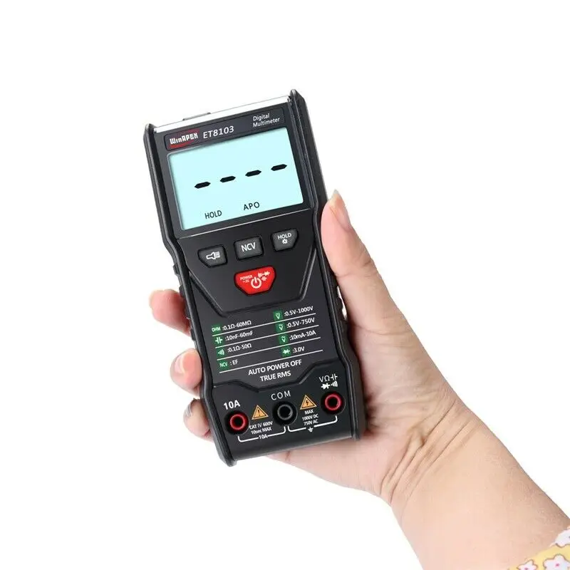 WinAPEX ET8103 ЖК дисплей цифровой мультиметр тестер Авто Портативный 6000 отсчетов