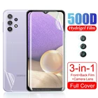 Матовые, яркие цвета, гидрогель пленка на переднее стекло объектива камеры Защитная пленка для экрана для Samsung Galaxy A32 52 72 42 12 4G или 5G пленка не стекло