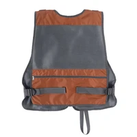 multi pockets fly fishing vest for hunting hiking climbing traveling 55x59cm