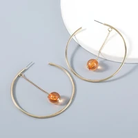 womens earrings trend luxury gold color ear stud pendant retro woman accessories rave party womens earrings piercing jewelry