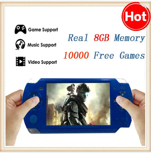 Оригинальная портативная игровая консоль 4 3 дюймовый экран mp4 плеер MP5 игровой