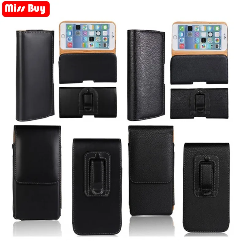 Универсальный кожаный чехол 3 5-4 0 дюймов поясная сумка магнитный Горизонтальный