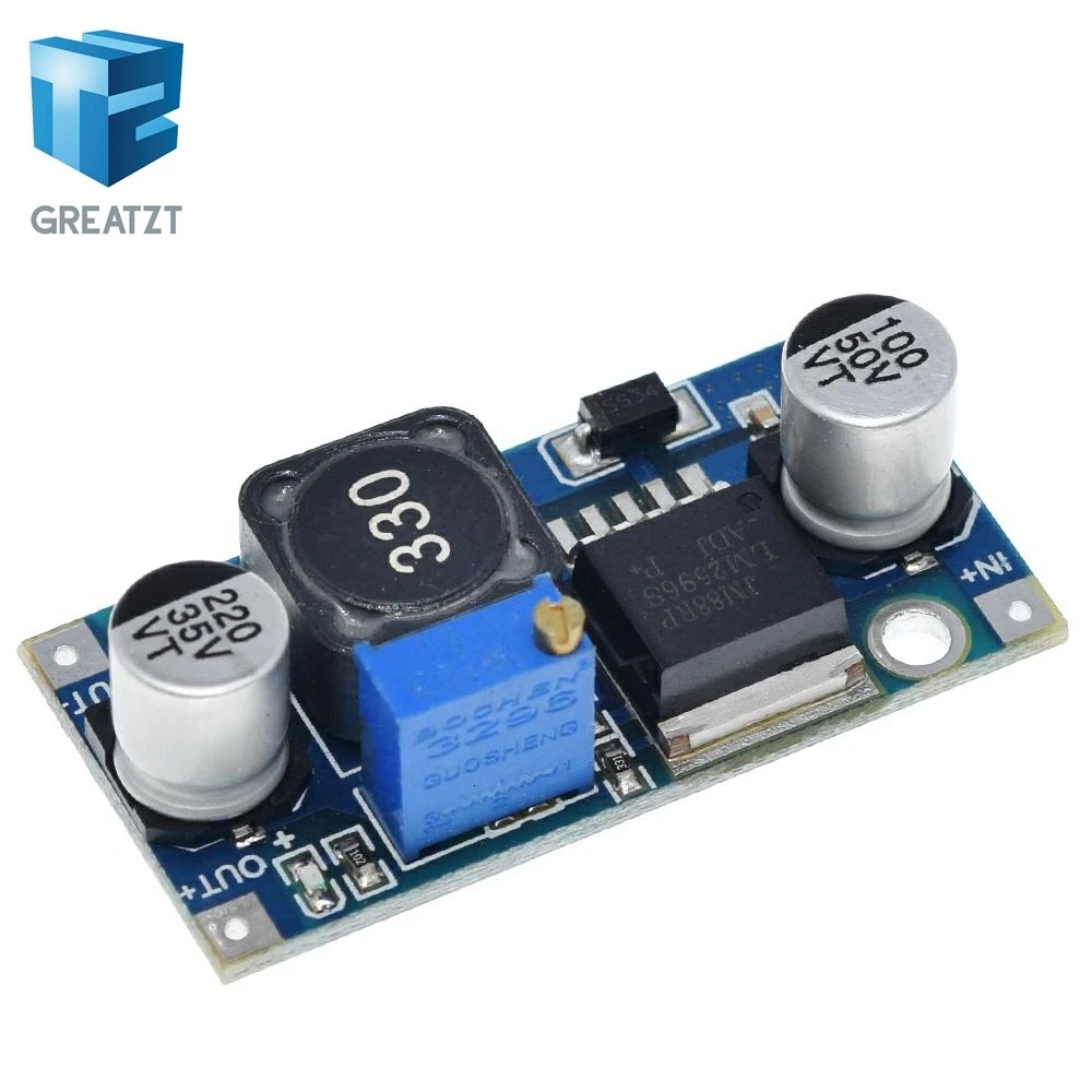 Высокое качество 3A Регулируемый DC-DC LM2596 LM2596S вход 4 V-35 V Выход 1,23 V-30 В постоянного тока dc понижающий Питание Регулятор модуль