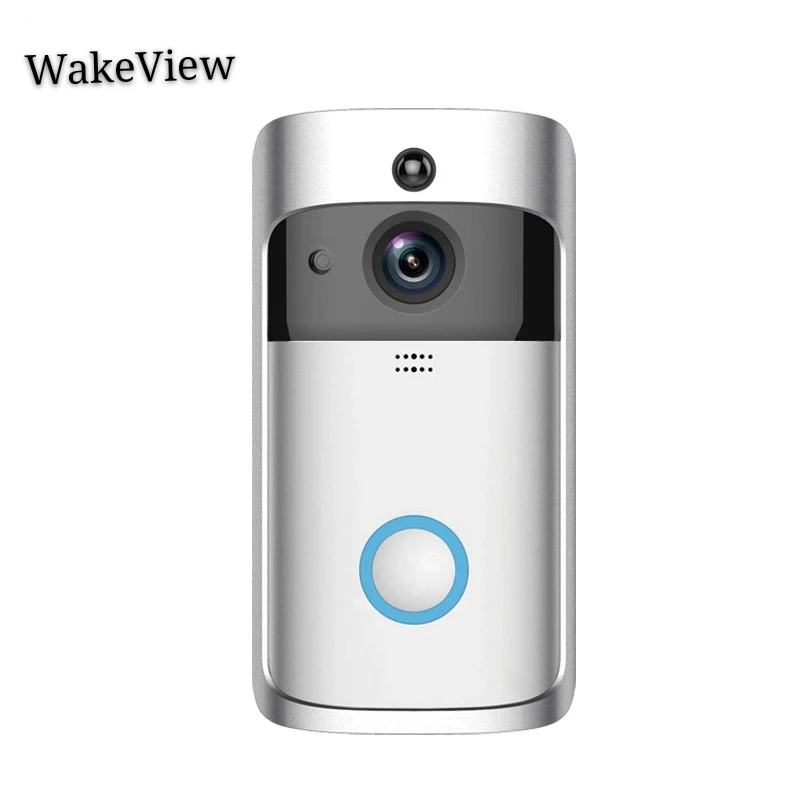 WakeView 1080P Smart дверной звонок Камера Wi-Fi Беспроводной видеовызова Дверь Видео домофон видео-глаз дверной звонок в квартиру кольцевой для мобильного телефона безопасности дома PIR приложение