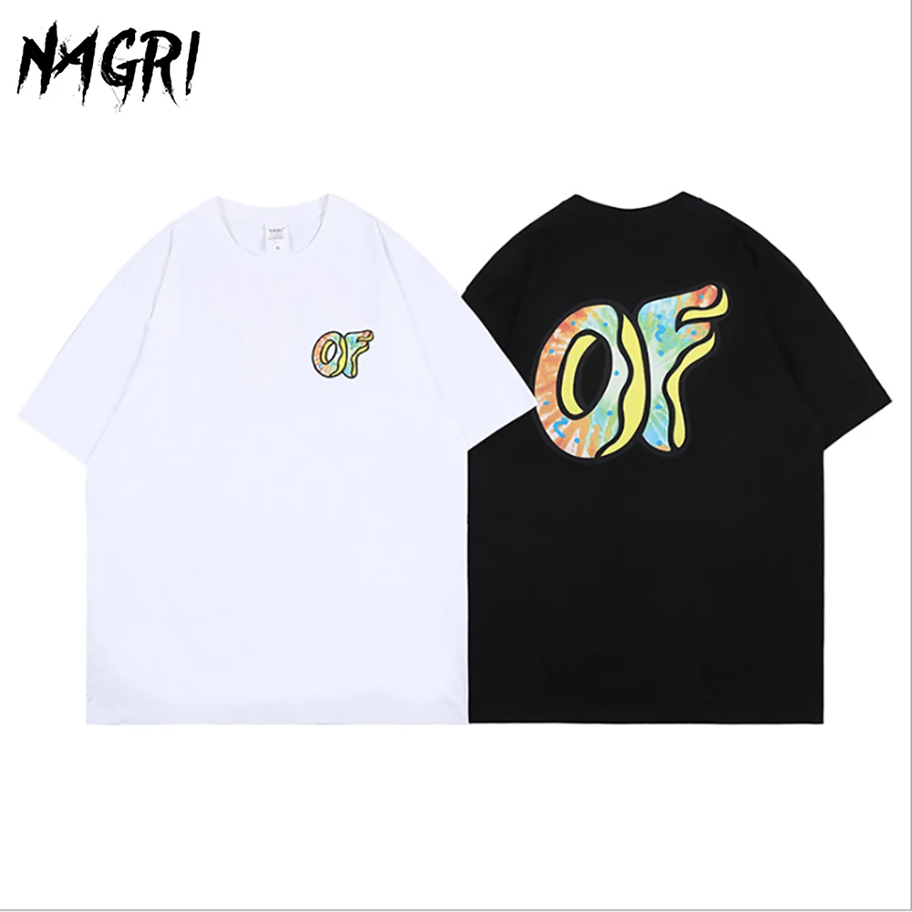 

Футболка NAGRI мужская с надписью, модная тенниска в стиле хип-хоп, Повседневная хлопковая майка в стиле Харадзюку