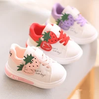 infant size 16 20 baby running shoes first walkers cute cartoon sports shoes white single board shoes sale