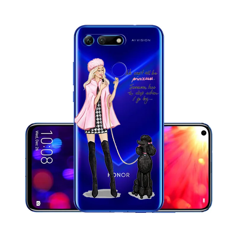 

For Huawei Honor 8A Case Super Mom Baby Girl Cover For Huawei Honor 10X Lite 8S 8X 9 10i 9X Pro 20 10 X Soft Transparent Fundas