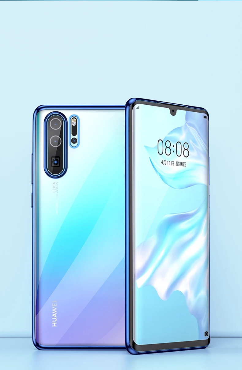 P Smart Z Plus Мягкий силиконовый прозрачный 3D лазерный чехол с покрытием для huawei P30 Pro P20 mate 20 lite Ультратонкий чехол для телефона