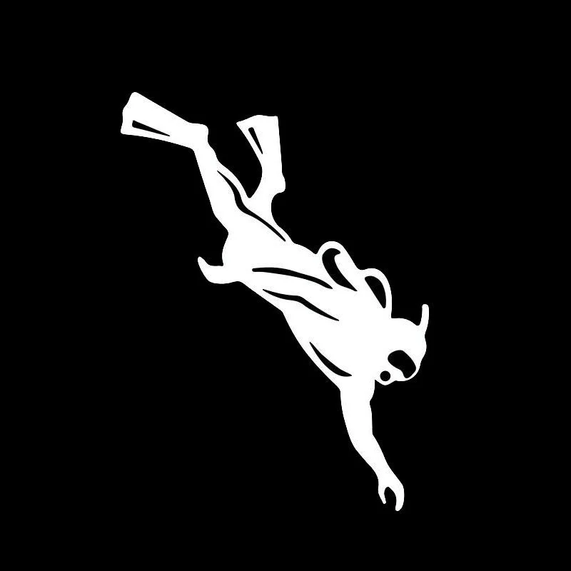 

Interesting Diving Enthusiasts window Stickers Dive Diving Decals 13.7x10.1cm