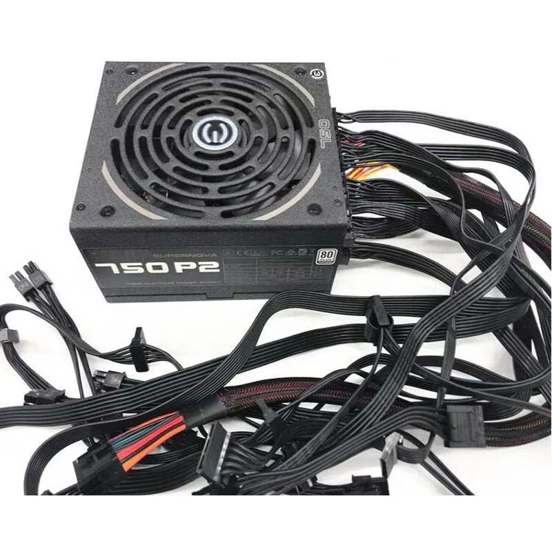 750P2 для EVGA SUPERNOVA 750 Вт Платиновый горный блок питания высокого качества с полным