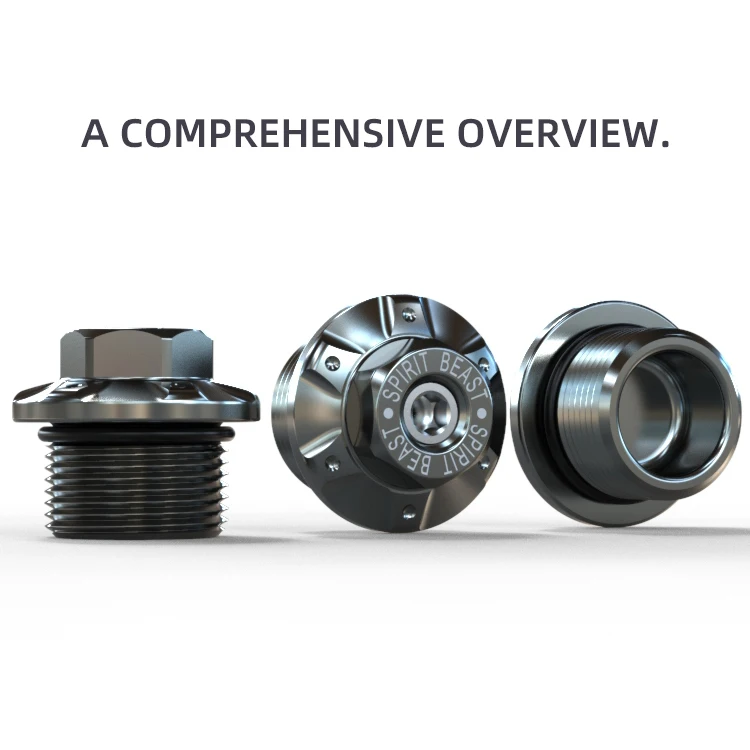 Дух зверя мотоцикл Магнитный Гайка масляного поддона для слива масла Резьбовая