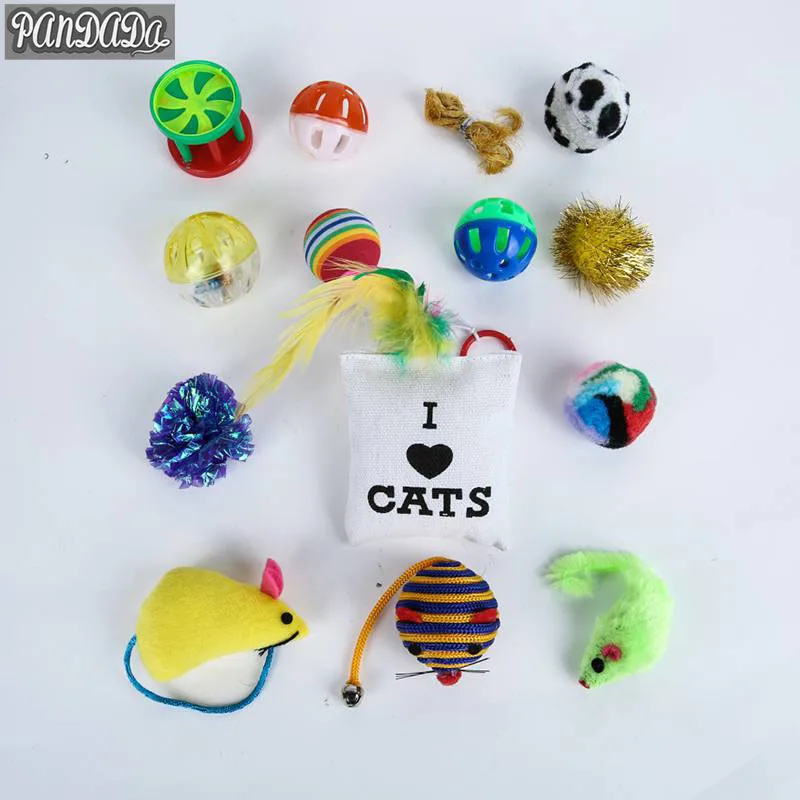 10/14 шт./компл. котенок игрушки для домашних животных Прямая поставка от