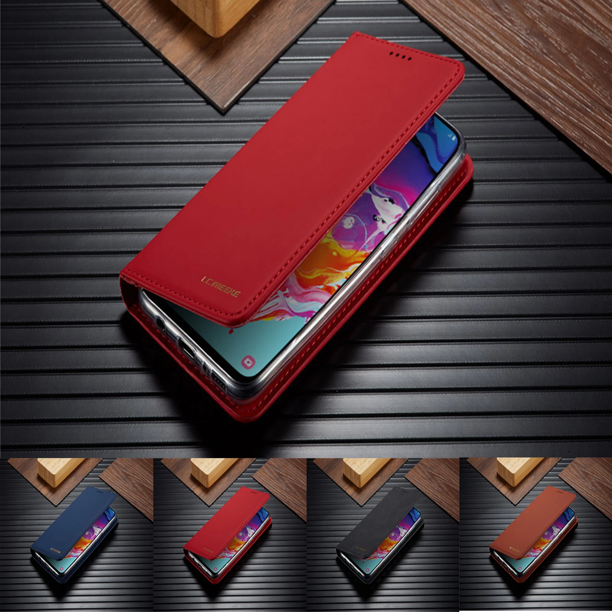 

Чехол-кошелек для Samsung Galaxy A30S SM-A307F, кожаный