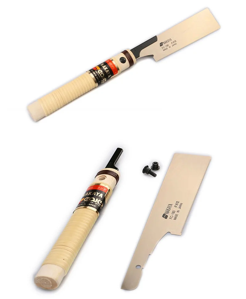 Японская ручная пила Nakaya деревообрабатывающая с двумя краями одной ручкой