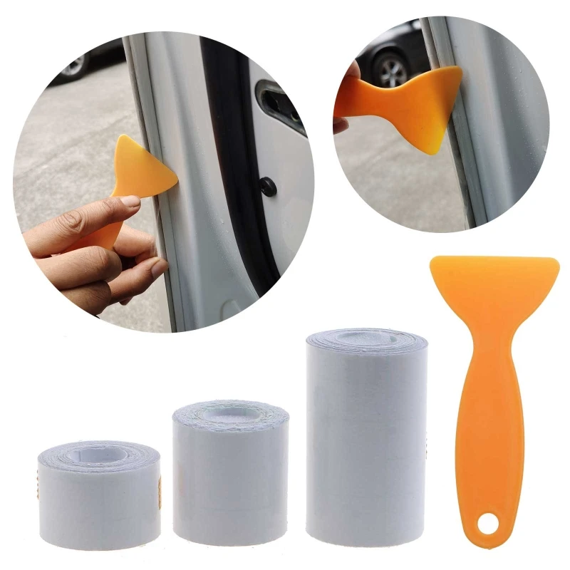 

300cm Front Rear Door Sill Entry Edge Guard Anti-collision Strip Super Strong Tape Self-Adhesive Threshold Cover Sticker