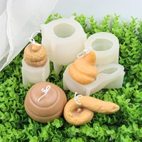 diy shits shape silicone soap mould coconut soy wax for candles making mold hoem party mischief decoration april fools day gift
