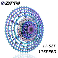 ztto mtb 11speed 11 52t cassette slr2 11s sprockets rainbow bicycle wide ratio ultralight 380g cnc freewheel mountain bike parts